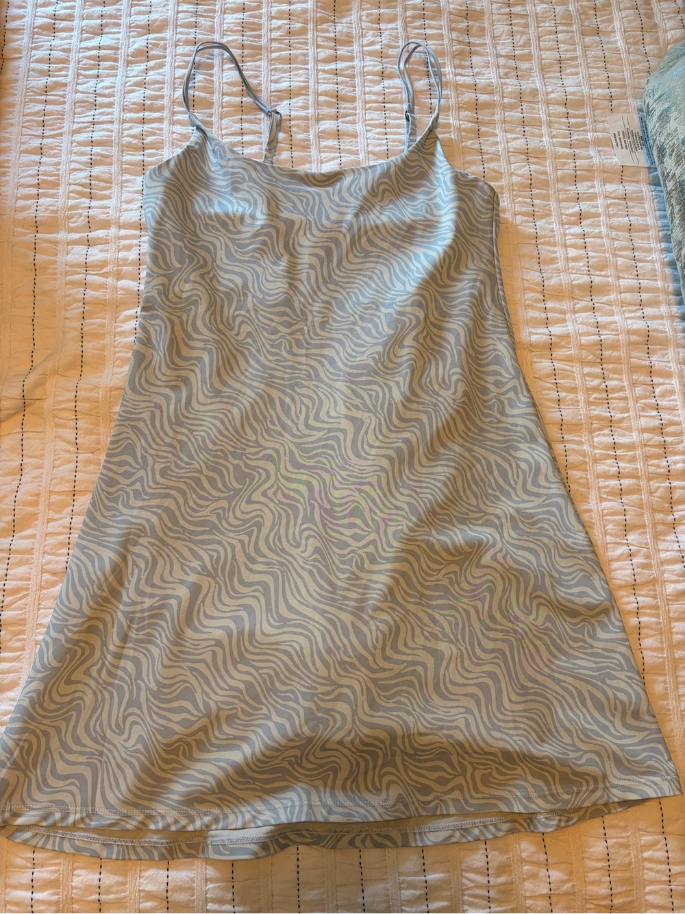 Abercrombie and fitch tennis dress Spiral Wave Print Slip Dress - Light purple